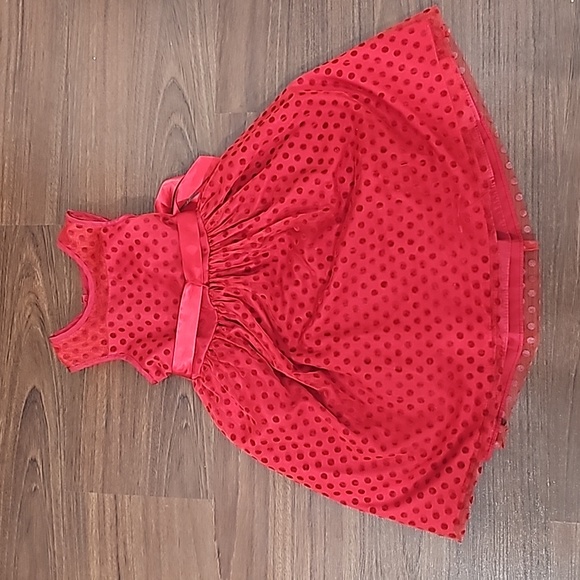 white christmas dresses Red 1950s Christmas Polka Dot Mesh Dress